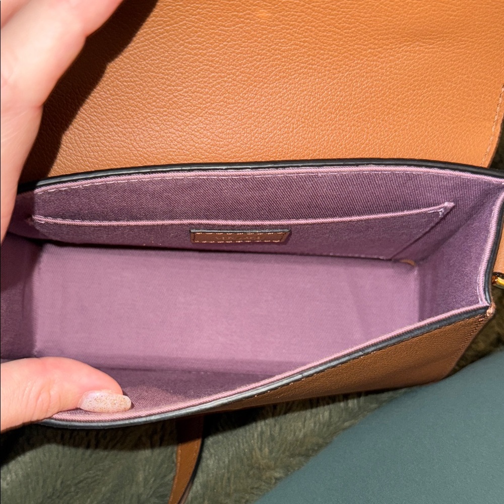 Versace Tan Crossbody Bag with Medusa Emblem - Picture 6 of 14